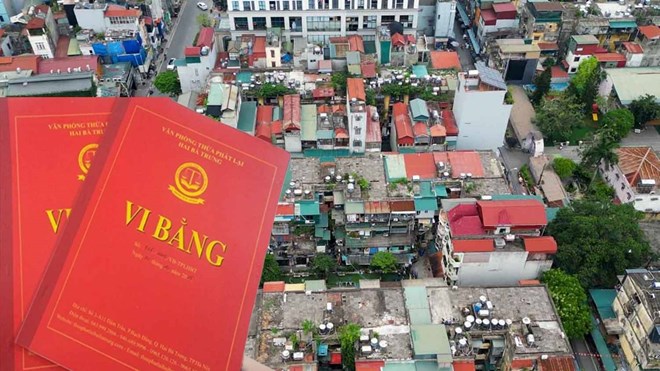 Mua bán nhà đất bằng vi bằng là hành vi trái pháp luật