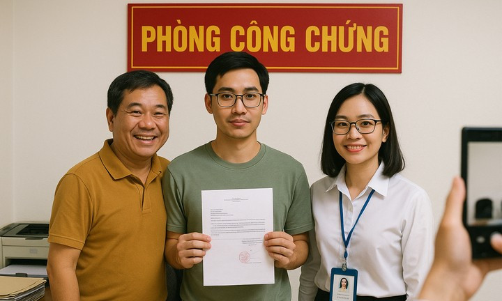 Từ 172025, người dân đi công chứng phải chụp ảnh cùng công chứng viên