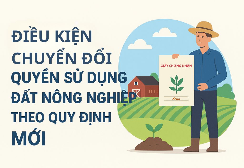 Điều kiện chuyển đổi quyền sử dụng đất nông nghiệp theo quy định mới
