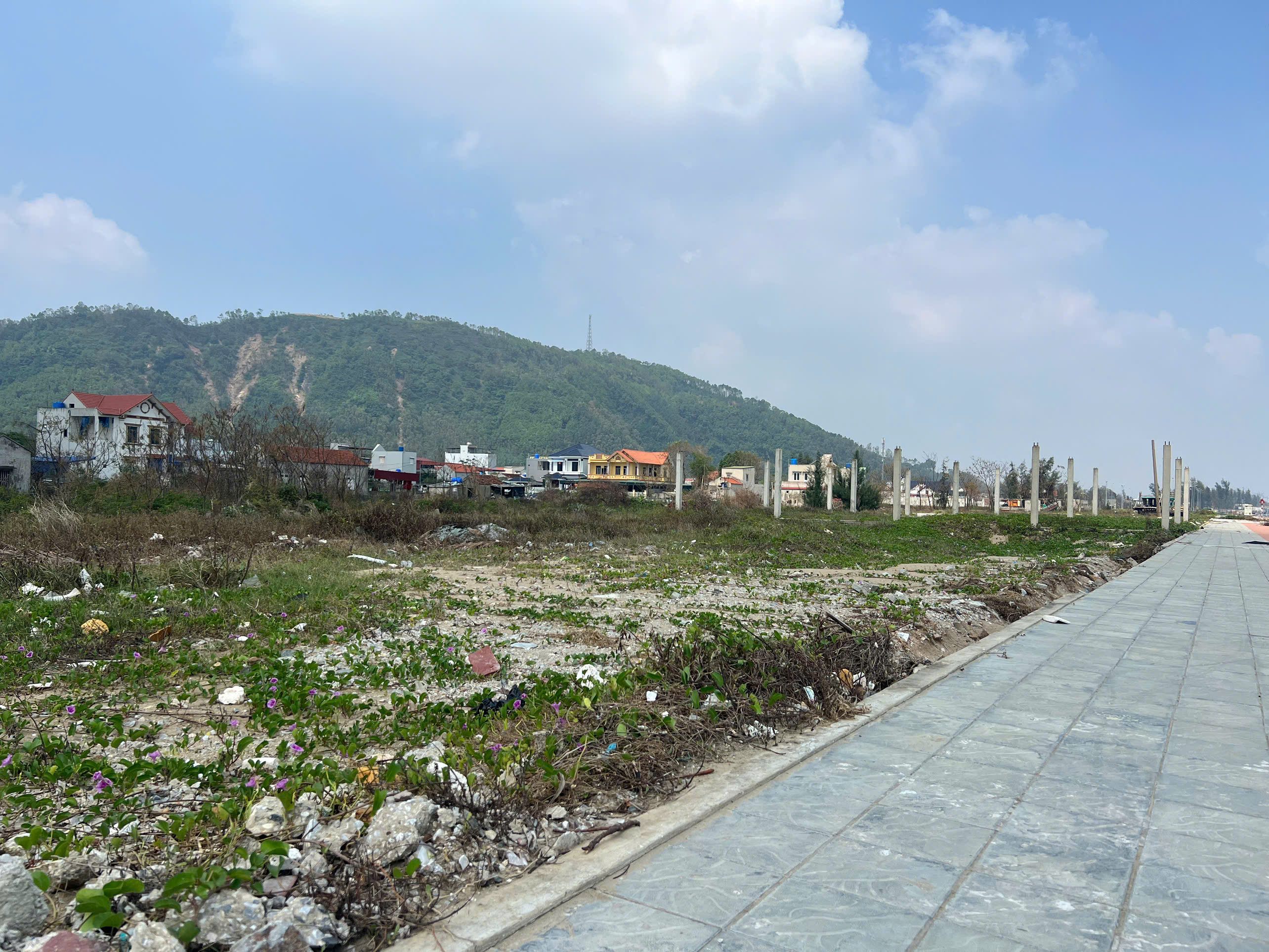 Bán cặp lô đất mặt biển 370m2, mặt tiền 20m - sát Flamingo Linh Trường