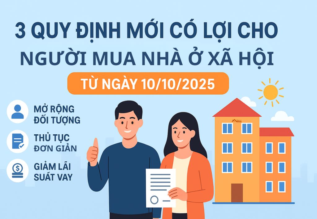 3 quy định mới có lợi cho người mua nhà ở xã hội