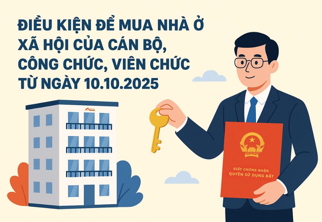Điều kiện để mua nhà ở xã hội của cán bộ, công chức, viên chức