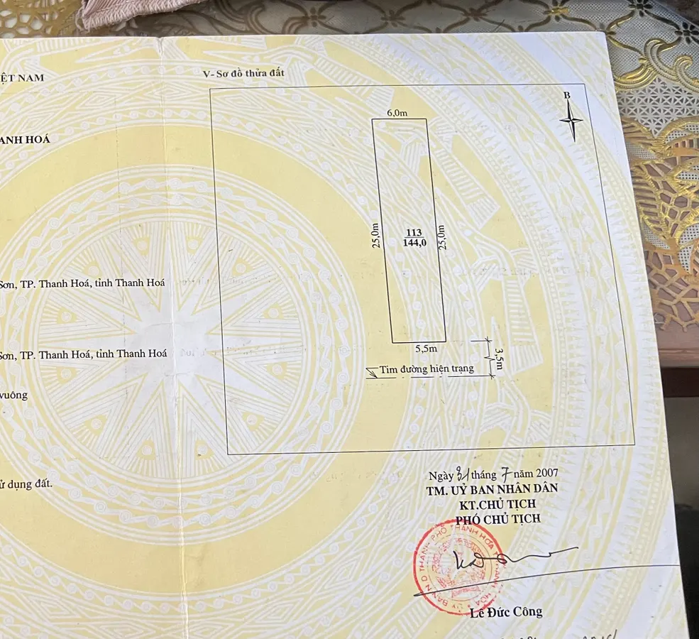 Bán nhanh lô đất đường Phú Vinh, Gần hồ Đồng Chiệc, cầu vượt Phú Sơn - giá tốt