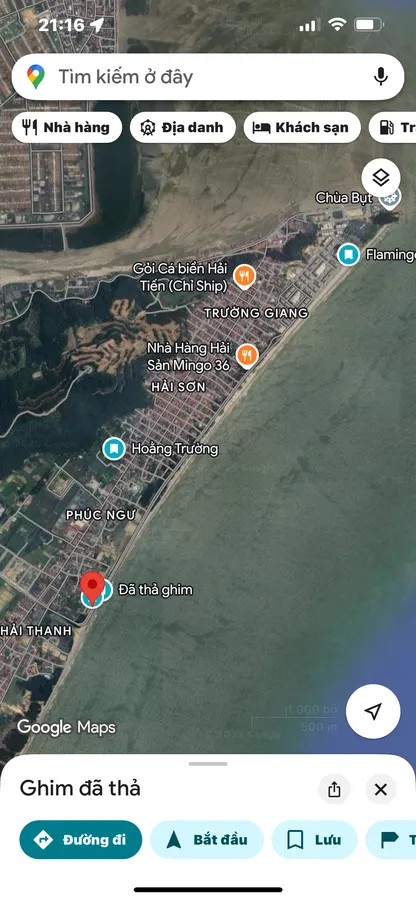 Bán cặp lô đất mặt biển 370m2, mặt tiền 20m - sát Flamingo Linh Trường