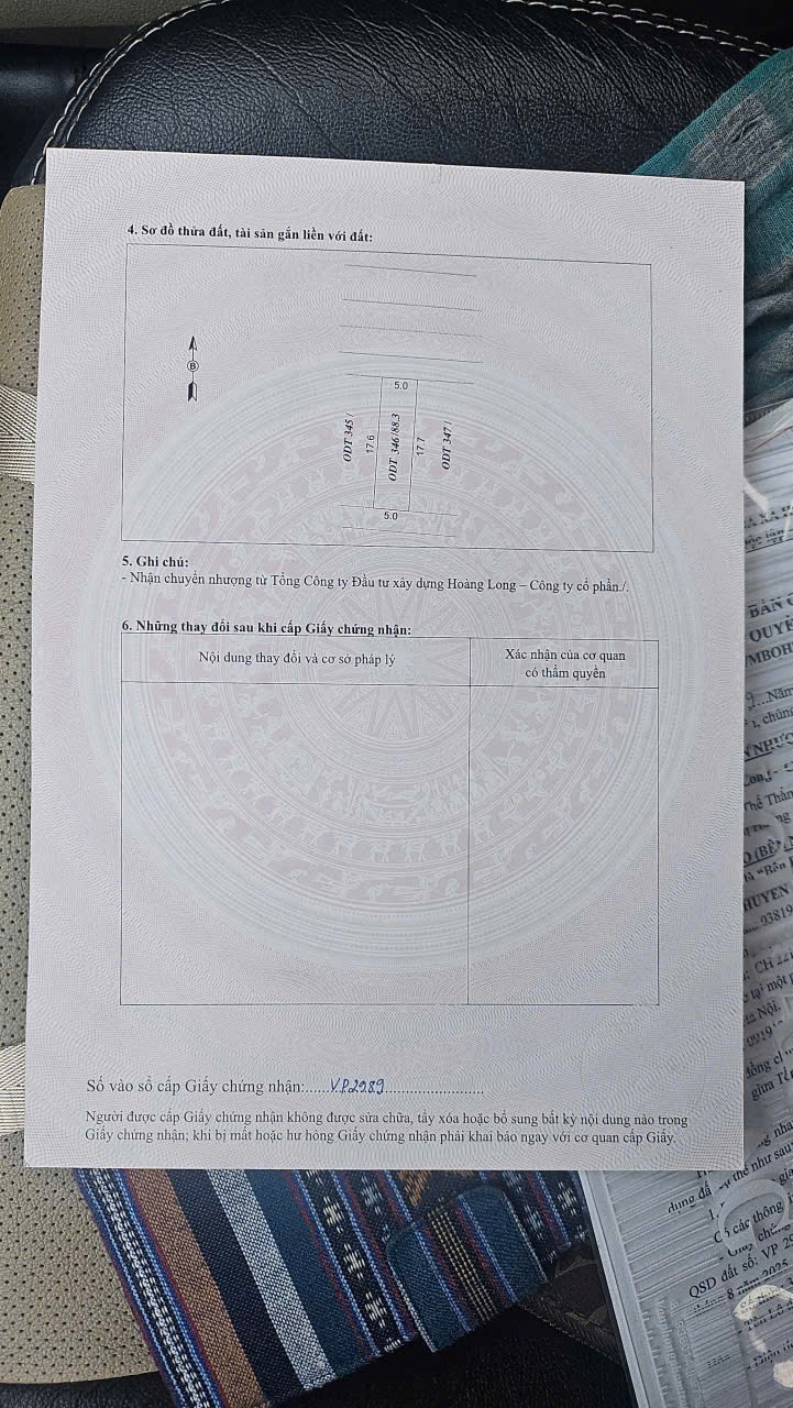 Bán lô đất kinh doanh tốt mặt bằng vườn bia - trục chính đẹp, phong thủy sạch sẽ