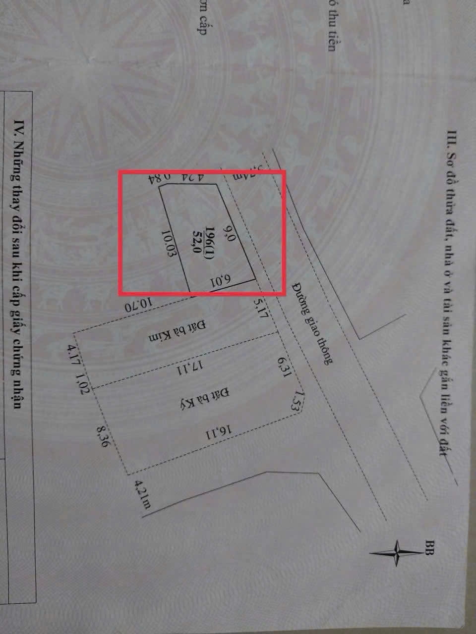 Bán đất 9m mặt tiền ở An Hưng - 52m², đường ô tô tránh, giá 1,x tỷ