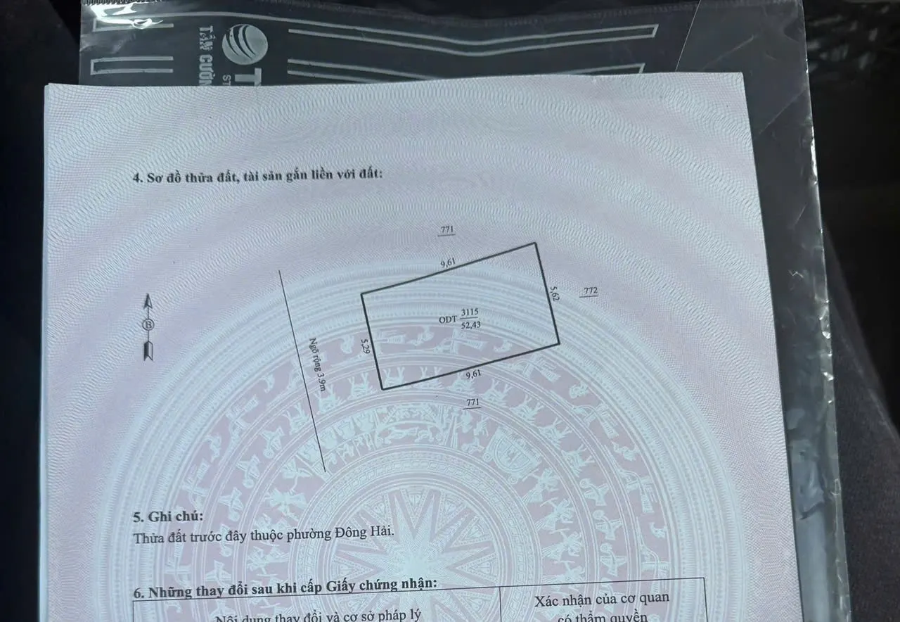 Bán lô đất ở Lai thành Đông Hải - ngõ ô tô vào tận cửa, vị trí đẹp gần chợ đầu mối