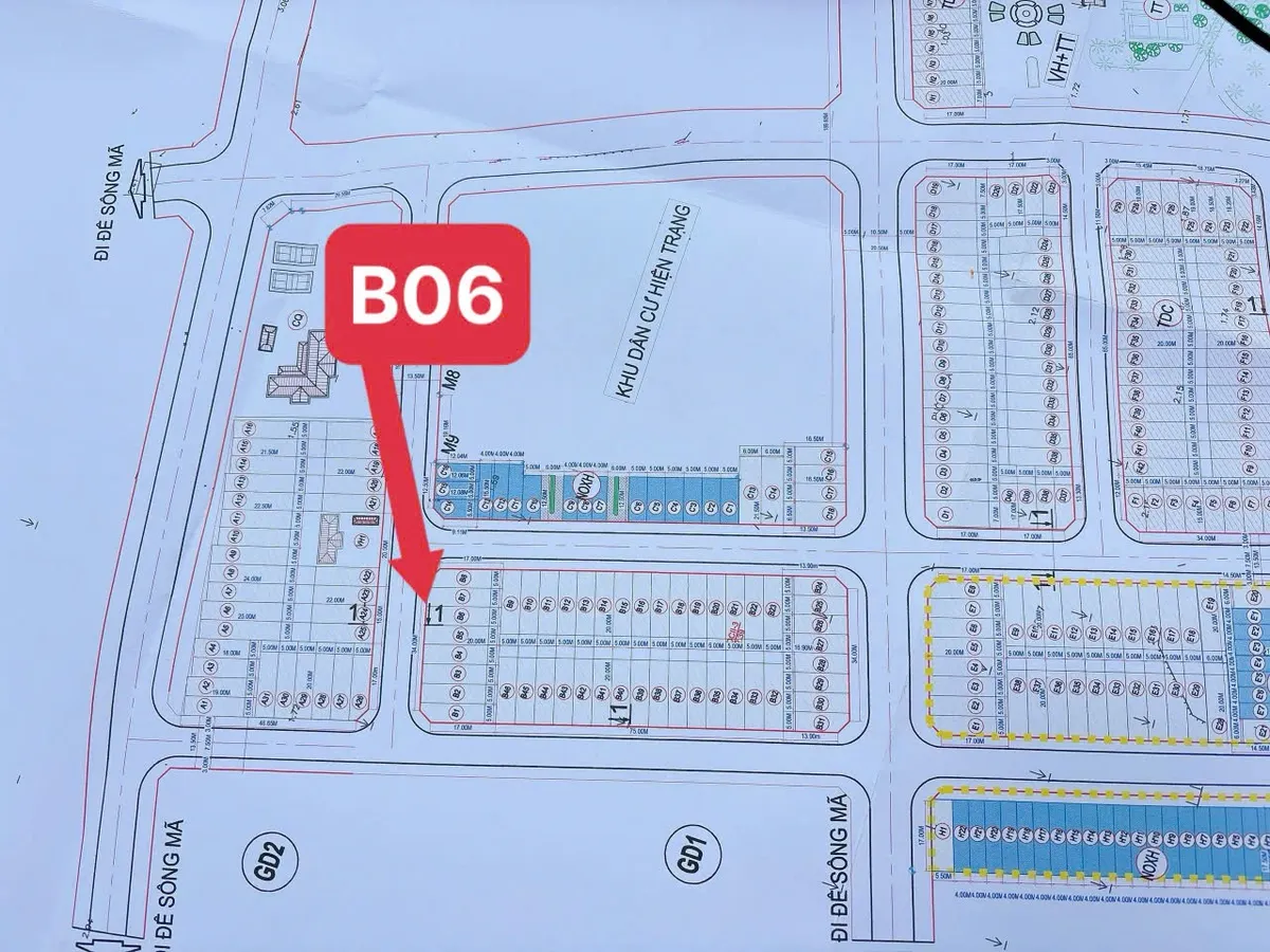 Bán lô đất đẹp MB 6177 - phường Tào Xuyên, TP Thanh Hóa