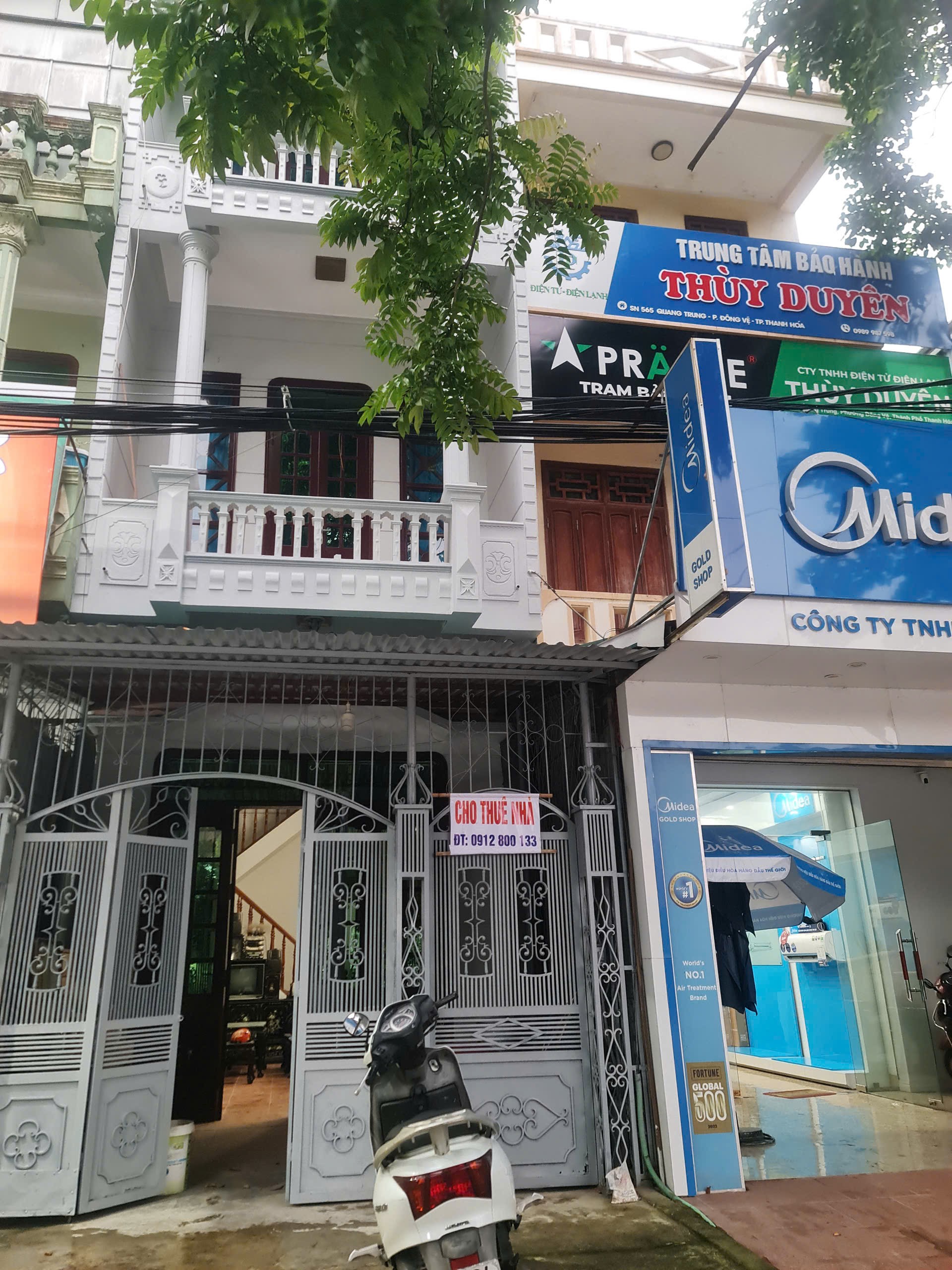 Cho thuê nhà 3 tầng, Quang Trung 2, Đông Vệ, TP Thanh Hoá