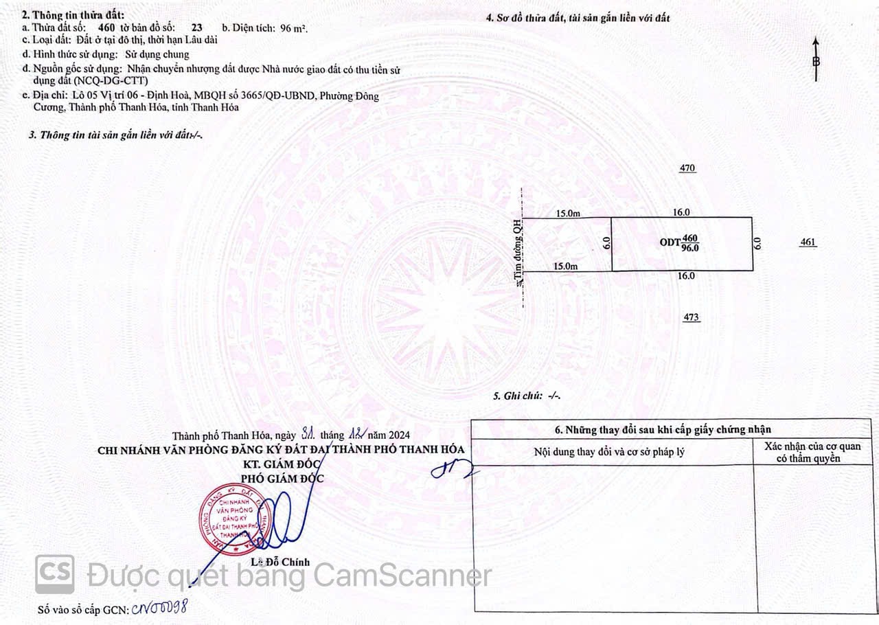 Bán đất 2 lô sát nhau, Phường Hàm Rồng - Thanh Hóa