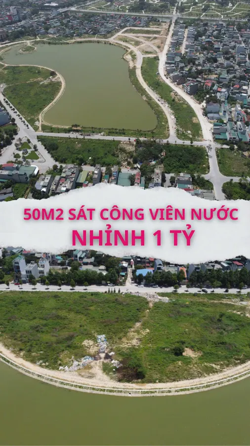 Bán đất gần công viên nước Đông Hương - ngõ ô tô nhỏ, giá chỉ hơn 1 tỷ