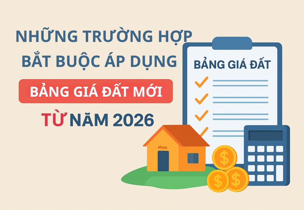 Những trường hơp bắt buộc phải áp dụng bảng giá đất mới từ năm 2026 - Người dân cần biết ngay