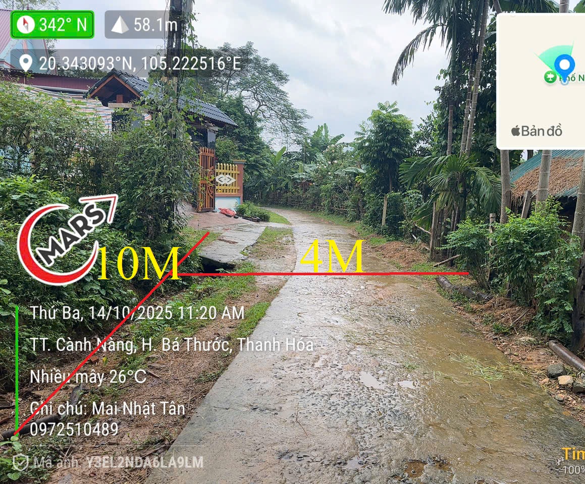 Ngân hàng phát mại 211m đất tại phố núi, bá thước, thanh hóa