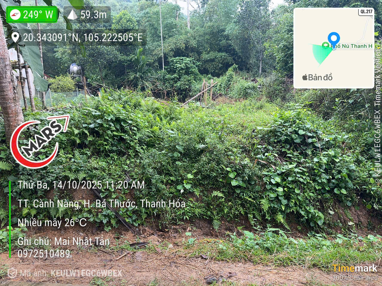 Ngân hàng phát mại 211m đất tại phố núi, bá thước, thanh hóa