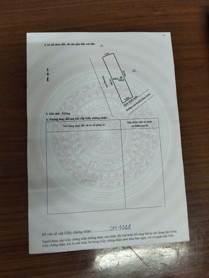 Bán lô đất mb 18 khu đô thị An Hoạch - 102m², hướng Đông Nam, lưu không rộng hiếm có