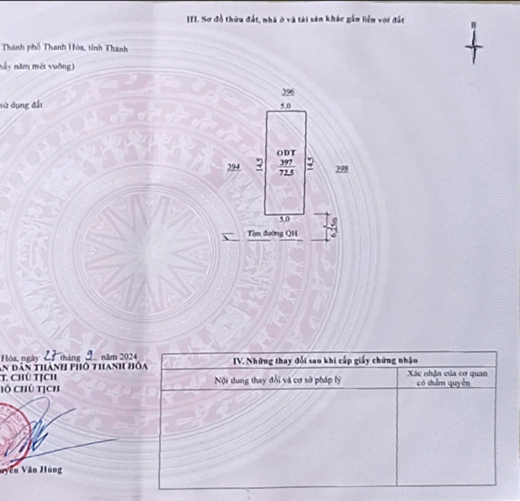 Bán lô đất đẹp mb 73 Phú Sơn - Hạc Thành, 72,5m², mặt tiền 5m, vị trí vàng trung tâm