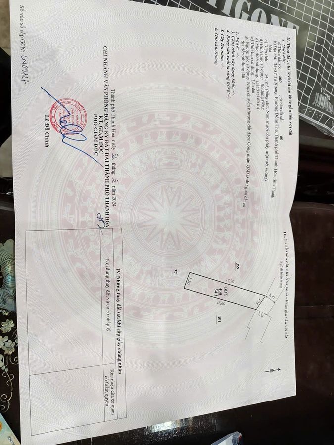 Bán lô đất đẹp Đông Bắc Ga - 54,1m², đường ô tô 7 chỗ thông, cách Dương Đình Nghệ 20m