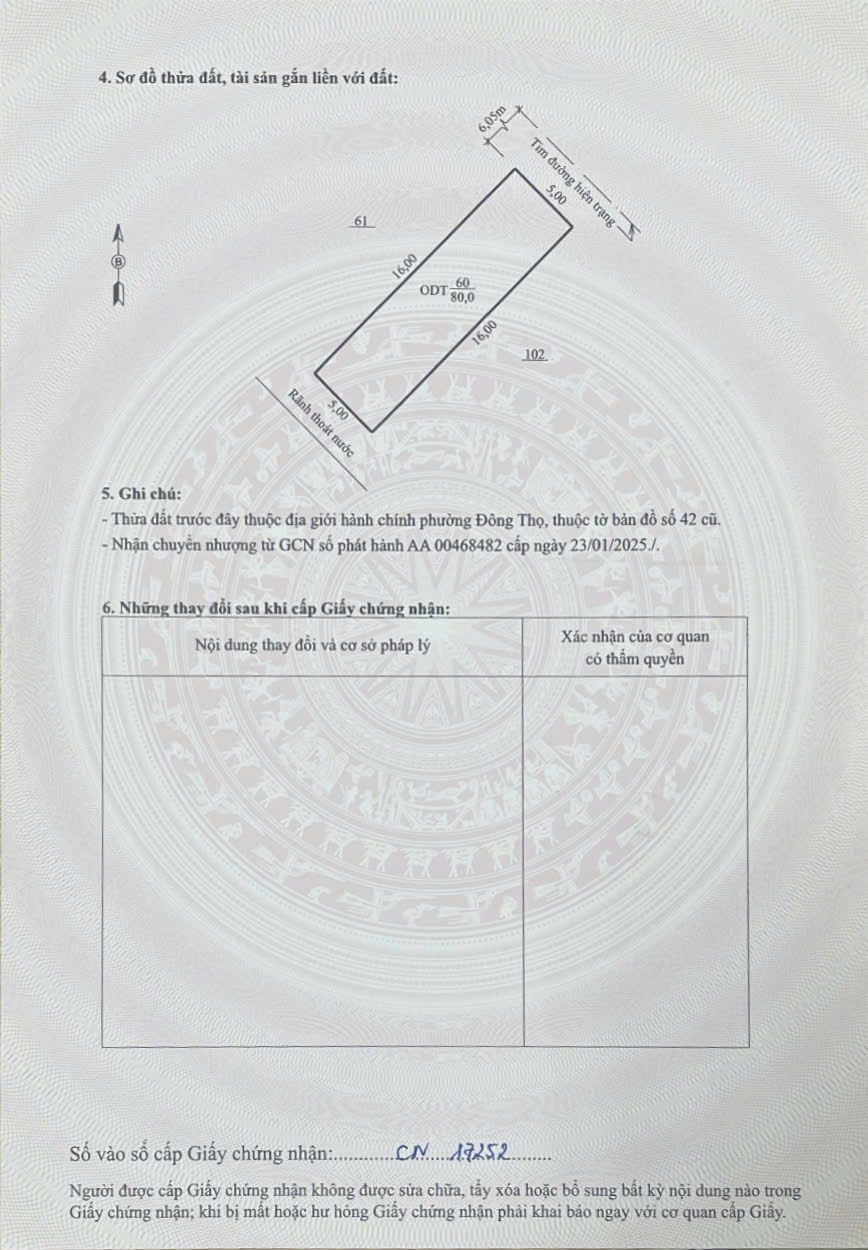 Bán nhà 2 tầng gần đường thành thái phường Đông Thọ, đường rộng hai xe tránh, diện tích 80m²