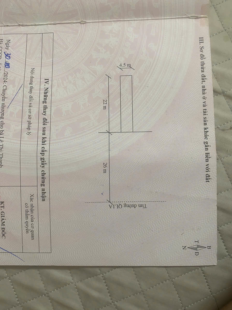 Đất mặt tiền Quốc Lộ 1A gần ngã 5 Cầu Quán Nam 100m2 vỉa hè rộng kinh doanh sầm uất