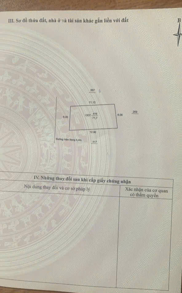Bán nhà cấp 4, diện tích 72m2, phường Đông Thọ, TP Thanh Hoá