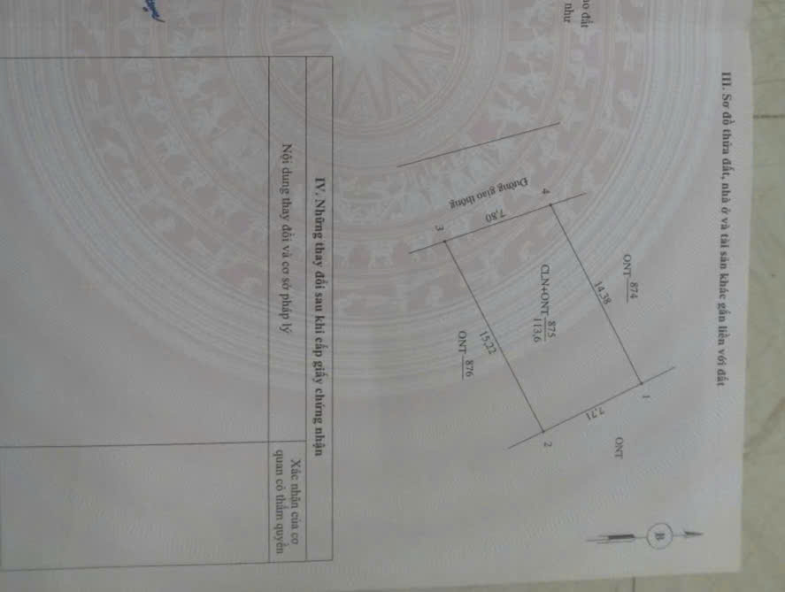 Bán gấp lô đất 113,6m² giá hơn 400 triệu - Thọ Cường Triệu Sơn
