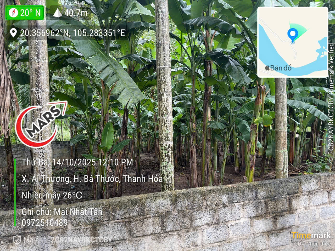 Ngân hàng phát mại đất tại thôn Côn, xã Điền Lư, tỉnh Thanh Hóa