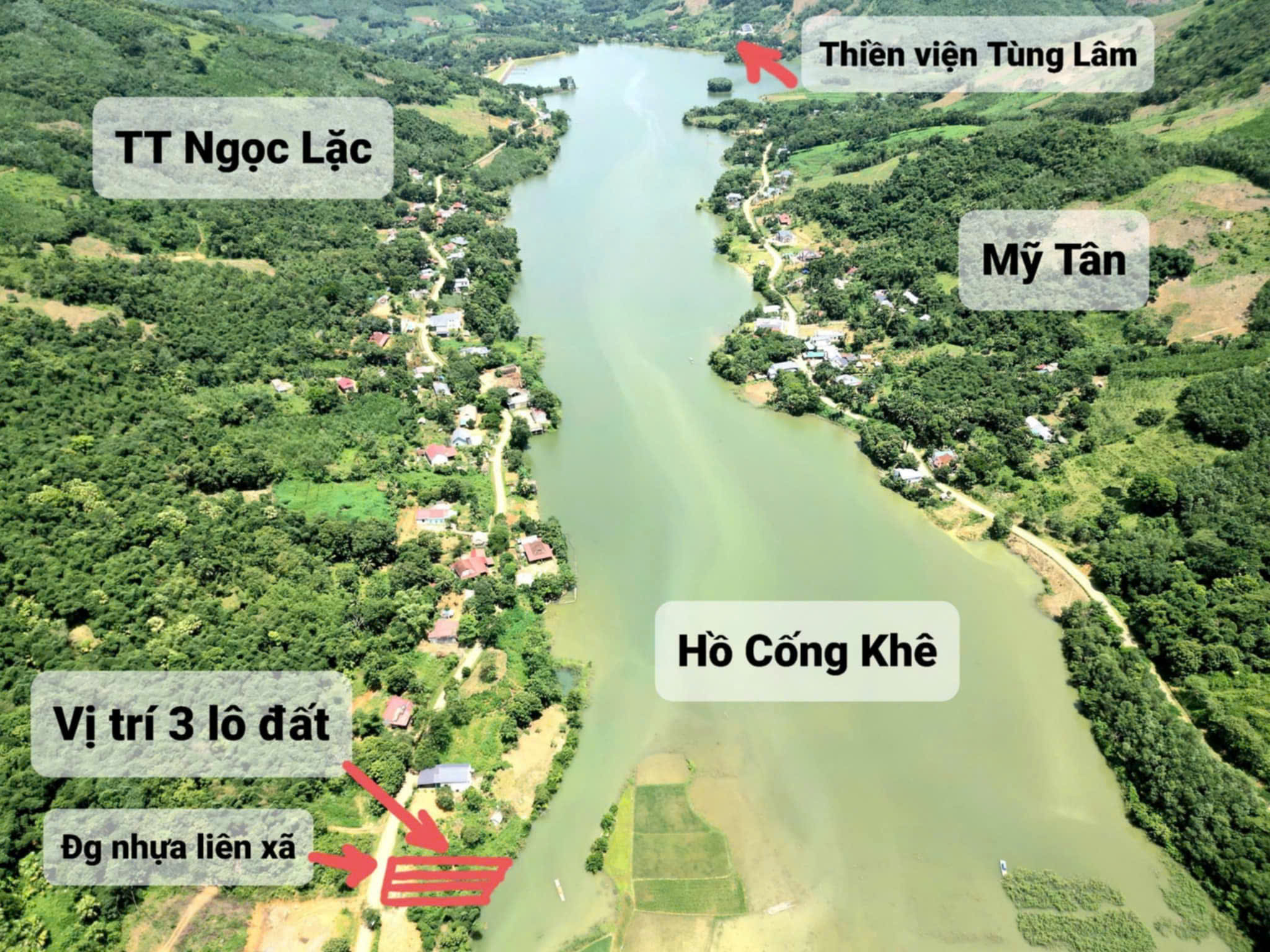 Bán đất view hồ Cống Khê Ngọc Lặc Thanh Hoá