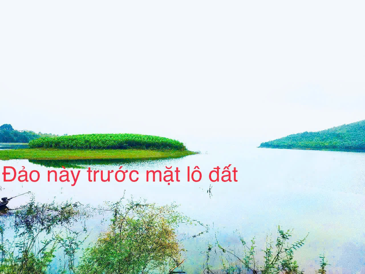 Chính chủ: Hơn 40 mét mặt tiền đất nghỉ dưỡng view hồ Yên Mỹ