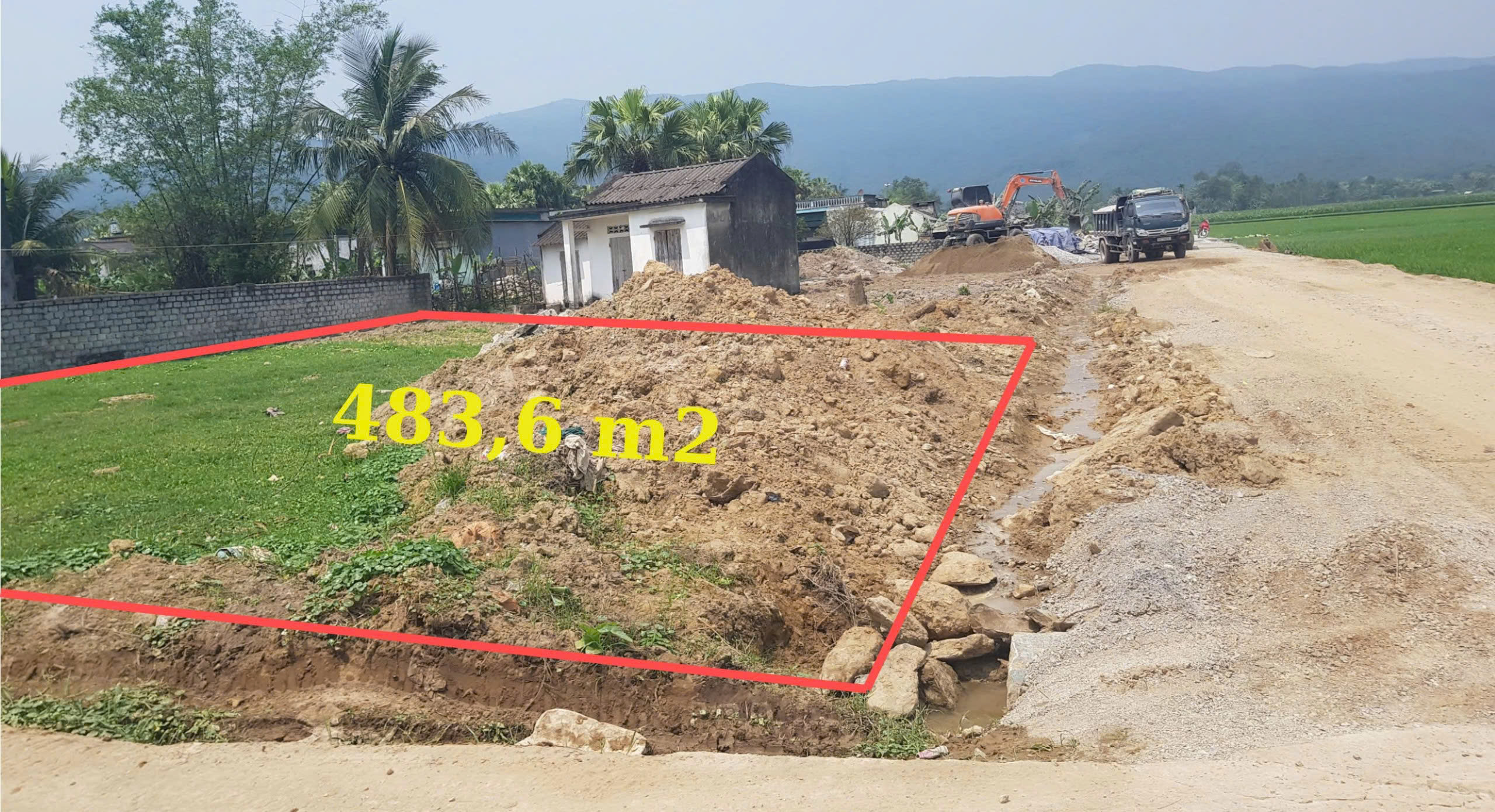 Bán lô đất 483.6m2 hai mặt tiền tại TDP Thành Công, Nguyên Bình - Nghi Sơn