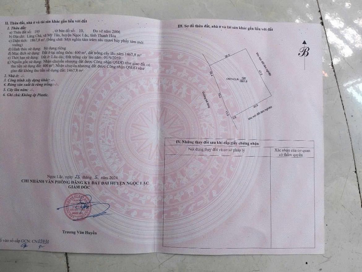 1868m2 đất mà chỉ hơn 4xx, mua để dành đi các bạn