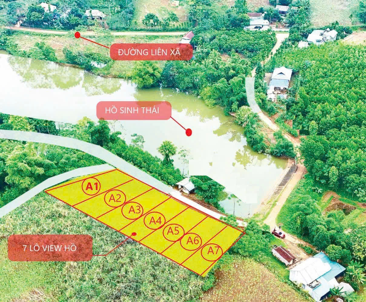 Còn 2 lô đất view hồ ở Ngọc Lặc, cuối tuần câu cá, BBQ