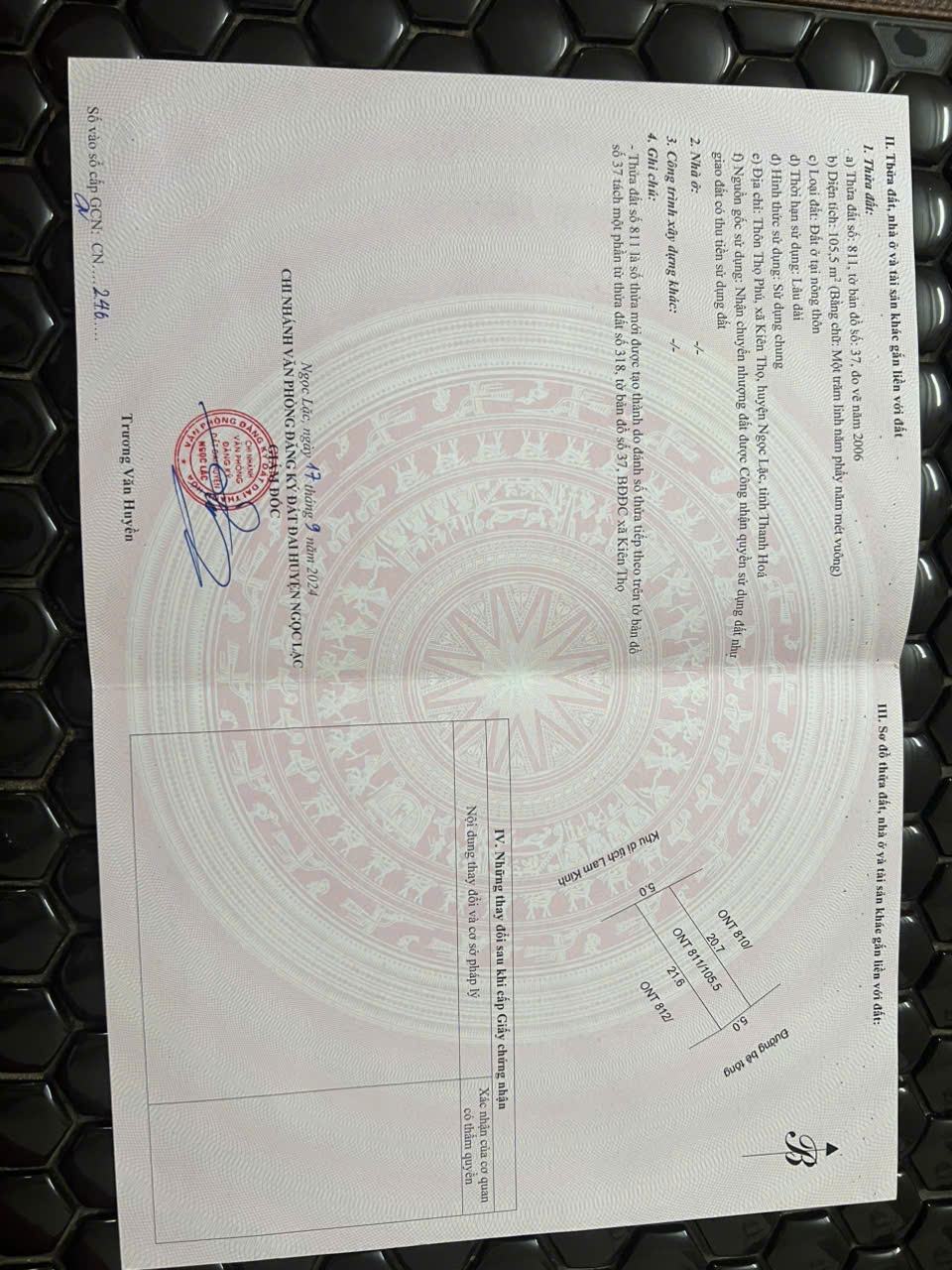 Đất view hồ Lam Kinh, gần resort lamori, không khí mát mẻ, trong lành, sẵn sổ