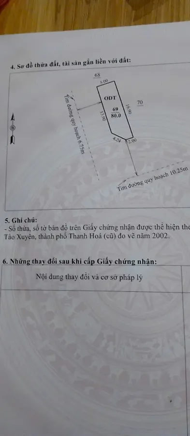 Bán nhanh lô đất mbqh 6177 Nam Ngạn, Thanh Hóa - vị trí đẹp giá tốt