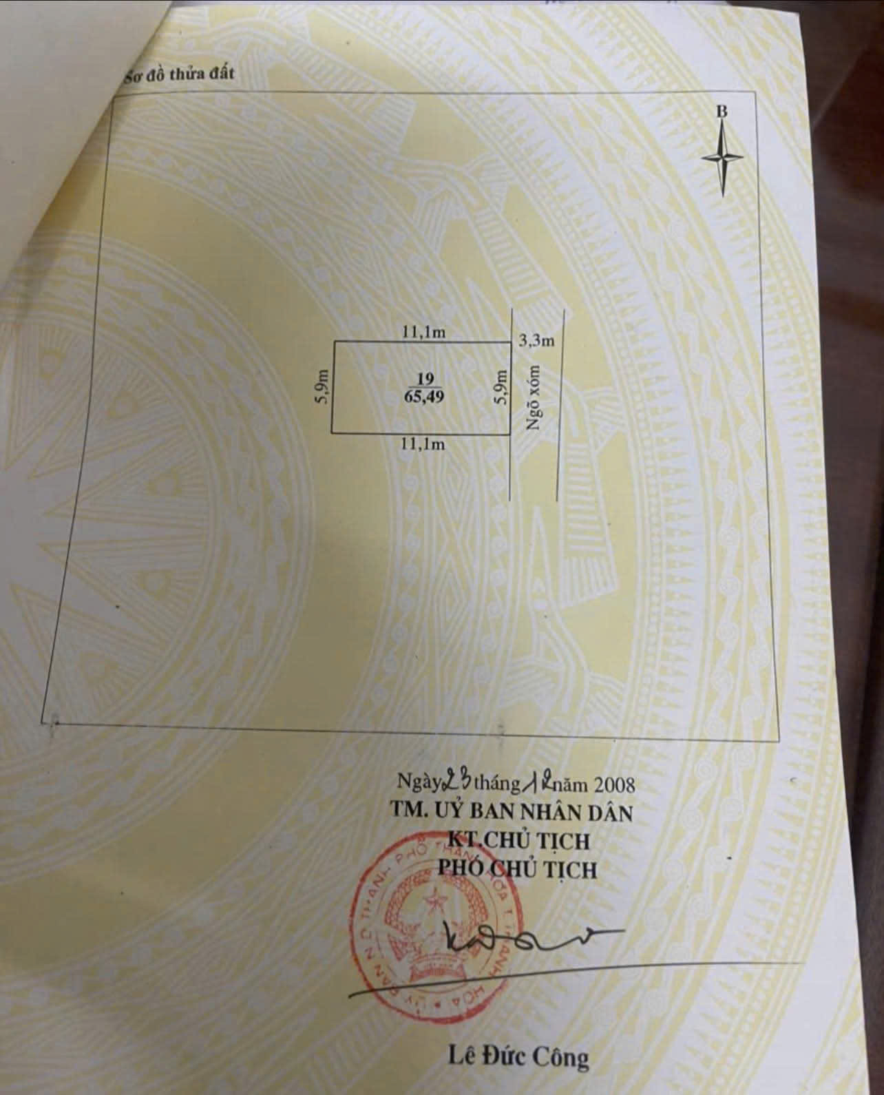 Bán nhà trong ngõ đường Lê Lai - gần chợ đầu mối Thanh Hóa