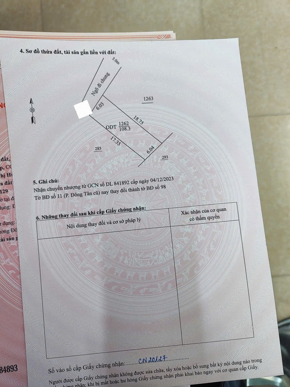 Bán lô đất 108m² gần mặt bằng vườn bia Phú Sơn, cách chỉ 100m nở hậu, đường ô tô thông