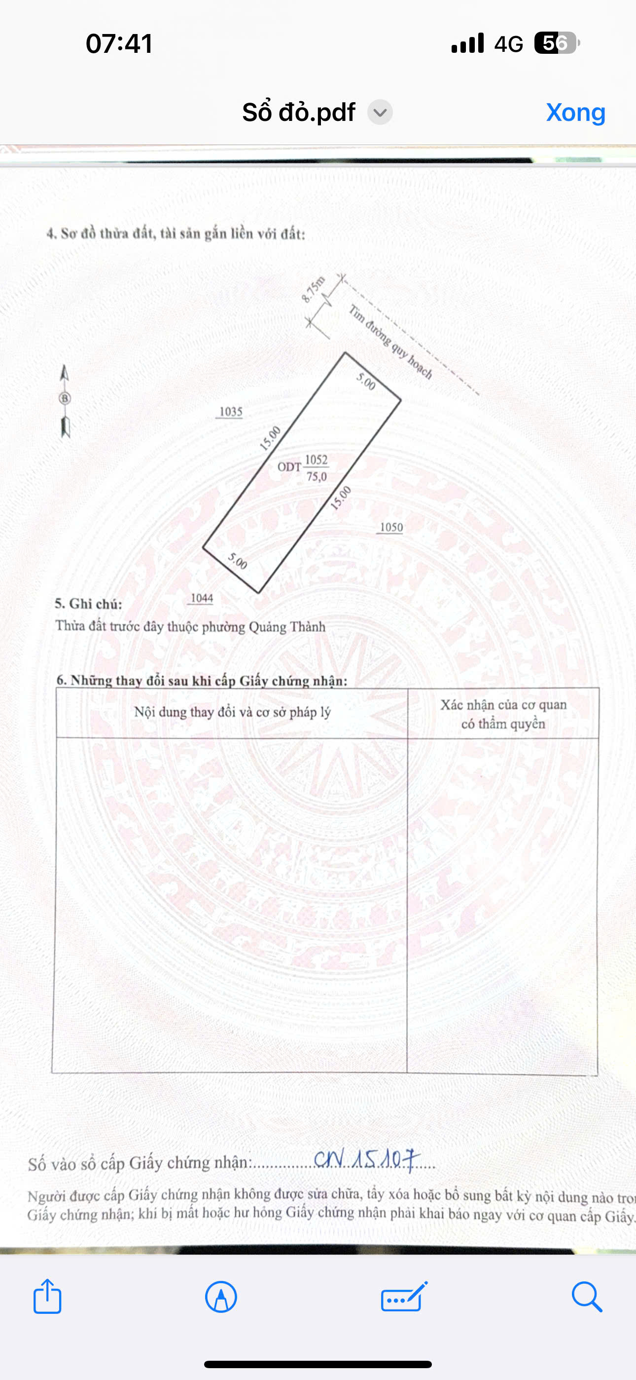 Bán lô đất mb30 Aone mall Quảng Thành 75m2, mt 5m, đường 3 ô tô tránh