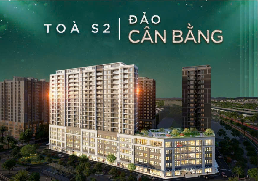Căn hộ 1pn +1 The Sentosa Thanh Hoá - 49,9m² thông thuỷ, view đại lộ Nguyễn Hoàng