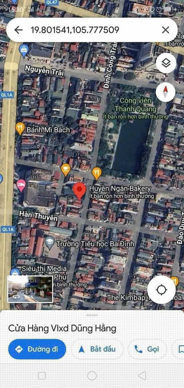 Bán nhà phố Đinh Công Tráng, p. Ba Đình - 125m2, 4,5 tầng có thang máy, tuyến kinh doanh sầm uất