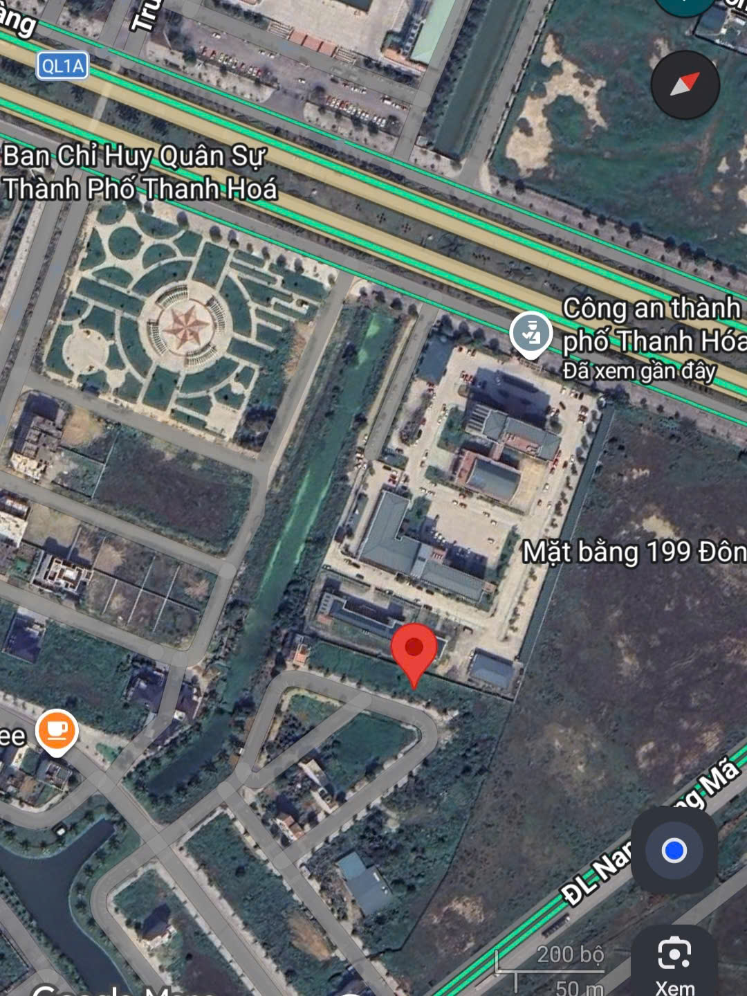 Bán 2 lô liền kề mb199 Đông Hải 75m² - sau công an tp Thanh Hóa, đường 17,5m