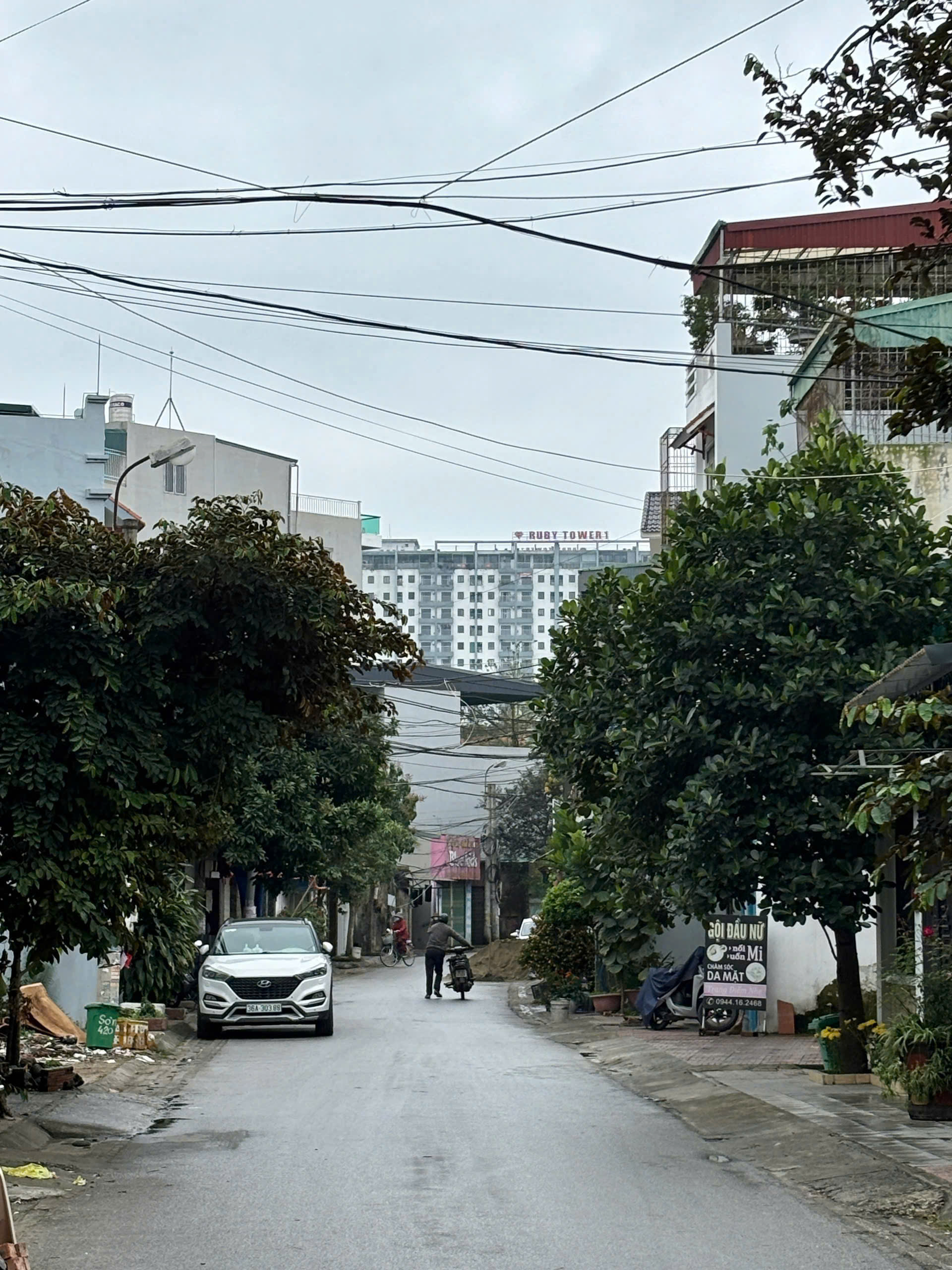 Bán đất mặt đường Hàm Nghi 124m2, mt 5.2m gần Cầu Cốc - kinh doanh đa ngành nghề giá 4,xxx tỷ