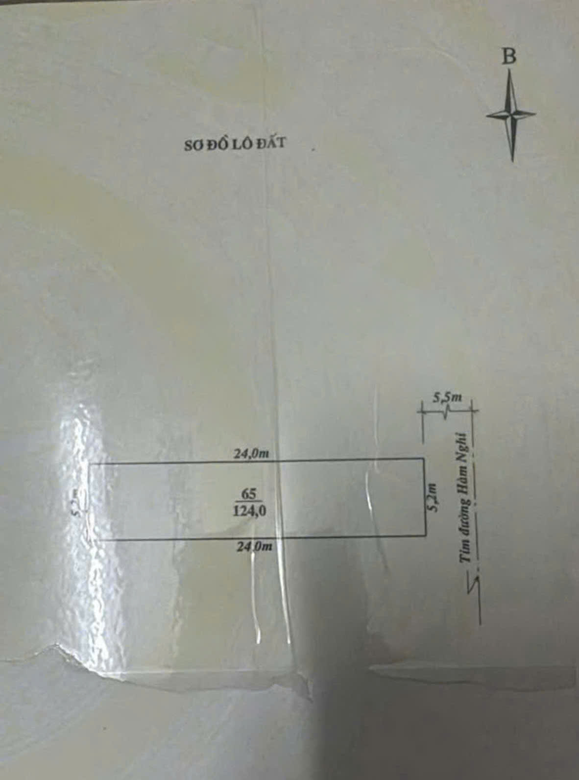 Bán đất mặt đường Hàm Nghi 124m2, mt 5.2m gần Cầu Cốc - kinh doanh đa ngành nghề giá 4,xxx tỷ