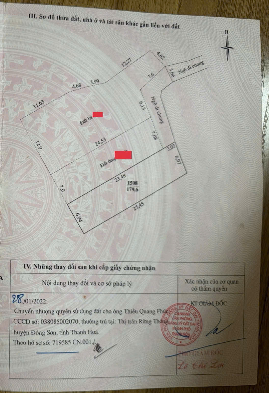 Bán 179,6m² đất phố Tân Cộng, Đông Tân - ngõ ô tô, sát trục phát triển Đại Lộ Lê Lợi kéo dài