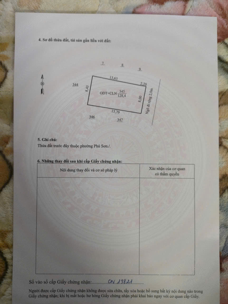 Bán đất ngõ Nguyễn Trãi Phú Sơn, gần chung cư Phú Sơn - 63,7m², ô tô vào tận nơi