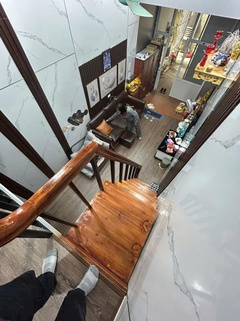 Bán nhà mặt đất gần Nguyễn Trãi - gần 6 tòa chung cư Phú Sơn, diện tích sử dụng ~50m², giá nhỉnh 1 tỷ