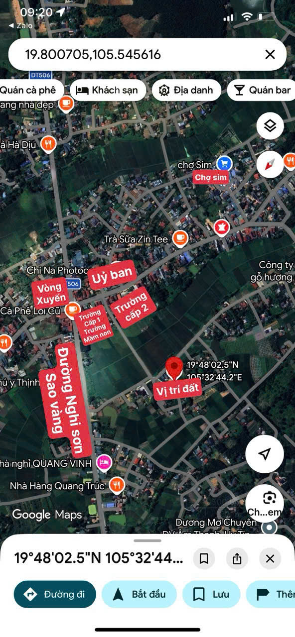 Bán 3 lô đất liền kề diễn phú Hợp Thành - 100m² thổ cư, mặt tiền 6m, đường ô tô tránh - giá từ 445 triệu