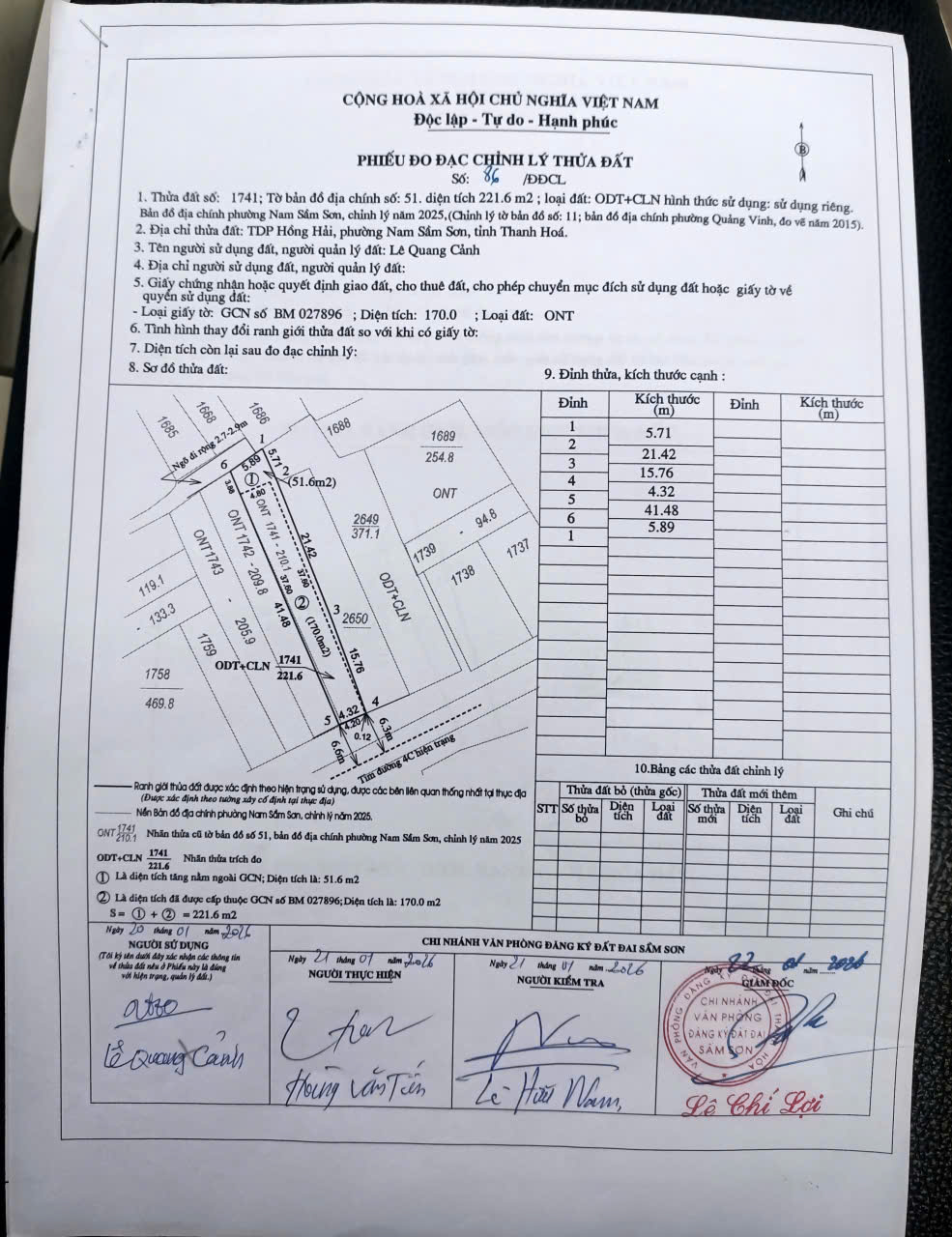 Bán 2 lô đất biển nam Sầm Sơn - 170m²/lô - 2 mặt tiền - cách biển 150m - giá 21tr/m²