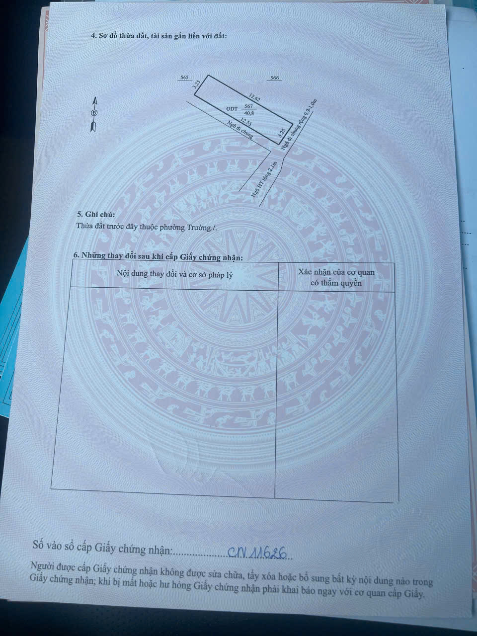 Nhà 3 tầng cốt lệch 40m2 gần hồ đội cung - phường Trường Thi | 3 phòng ngủ, hướng đông nam, giá nhỉnh 2 tỷ