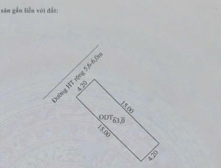 Nhà 2 tầng mặt đường nhựa - p. hạc thành, diện tích 63m², mặt tiền 4,2m, đường 6m ô tô tránh nhau