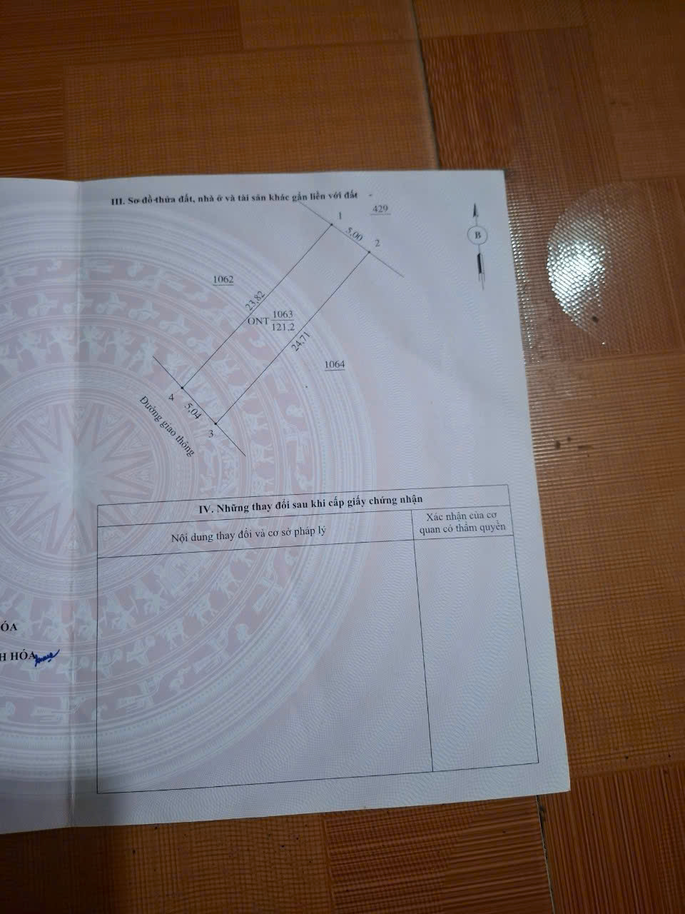 Đất Thọ Sơn Triệu Sơn 121m2 - gần kcn 537ha, mt 5m, giá chỉ hơn 400 triệu