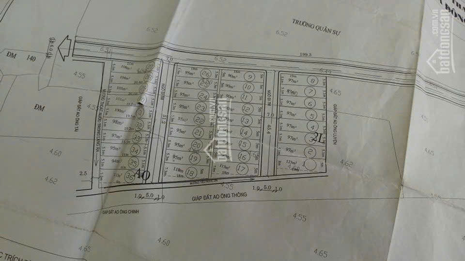 Bán đất mb Đông Lĩnh Thanh Hóa - 97m2 mặt tiền 5,1m - giá chỉ 1,3xx tỷ